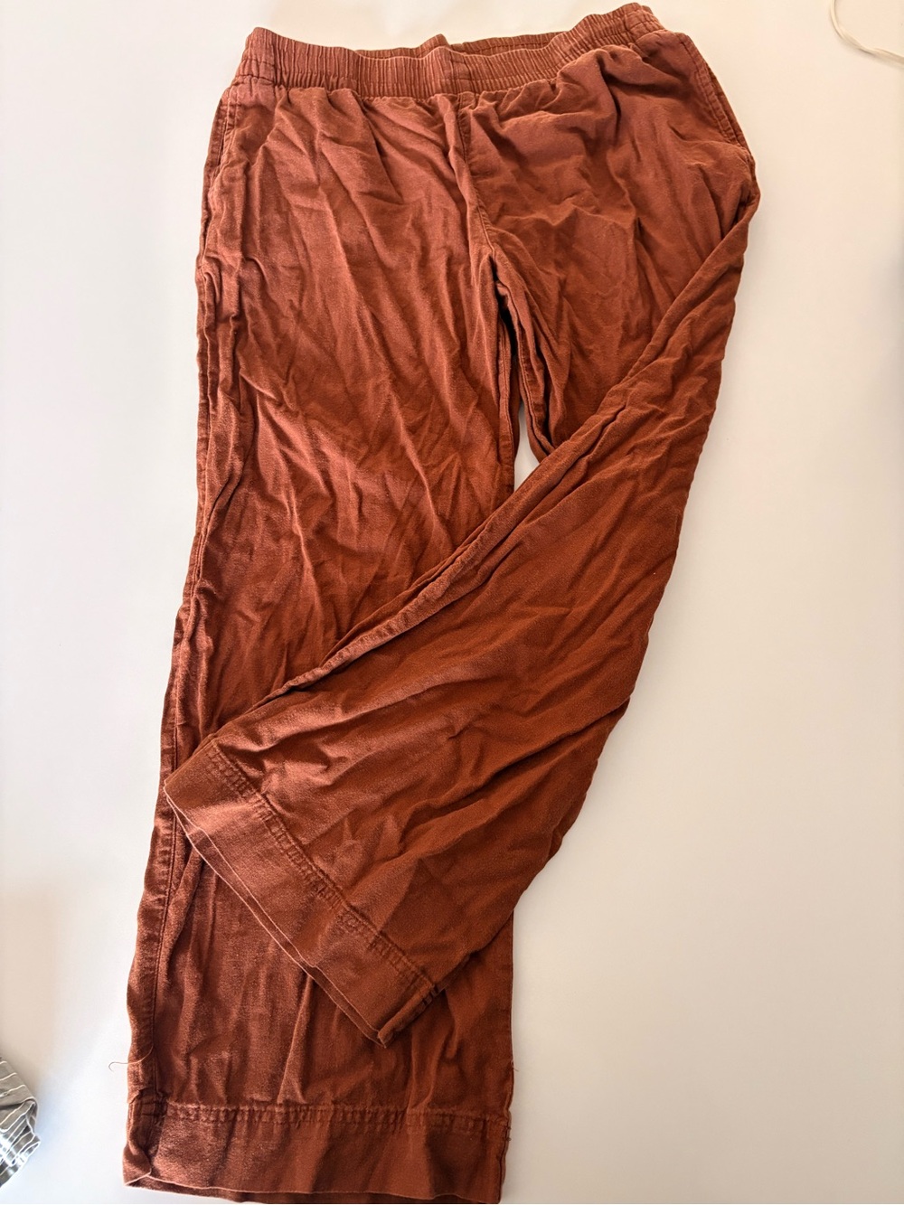 Old Navy Wide-Leg Lounge Pants in Rust